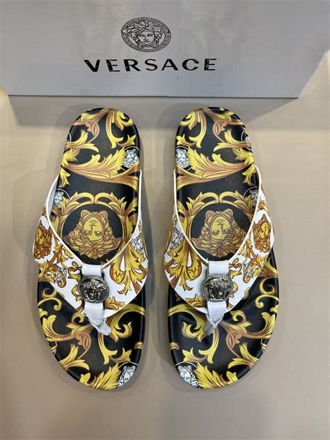 versace mens slippers cheap|gianni versace men's slip ons.